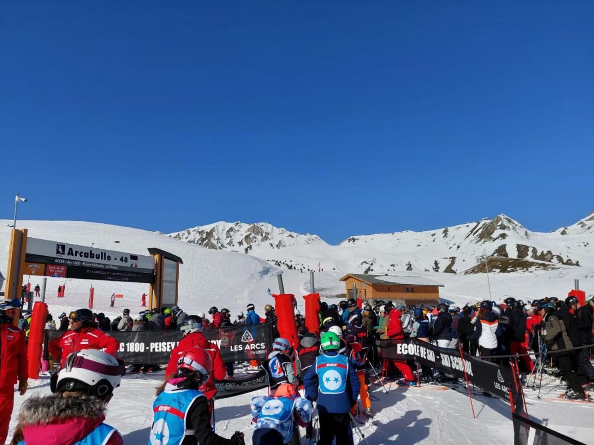 Appartement Arc 1950 M, Ski Au Pied, Piscine Exterieure Chauffee, Remontees Mecaniques A 100M, Sauna Et Salle De Sports Les Arcs  ภายนอก รูปภาพ