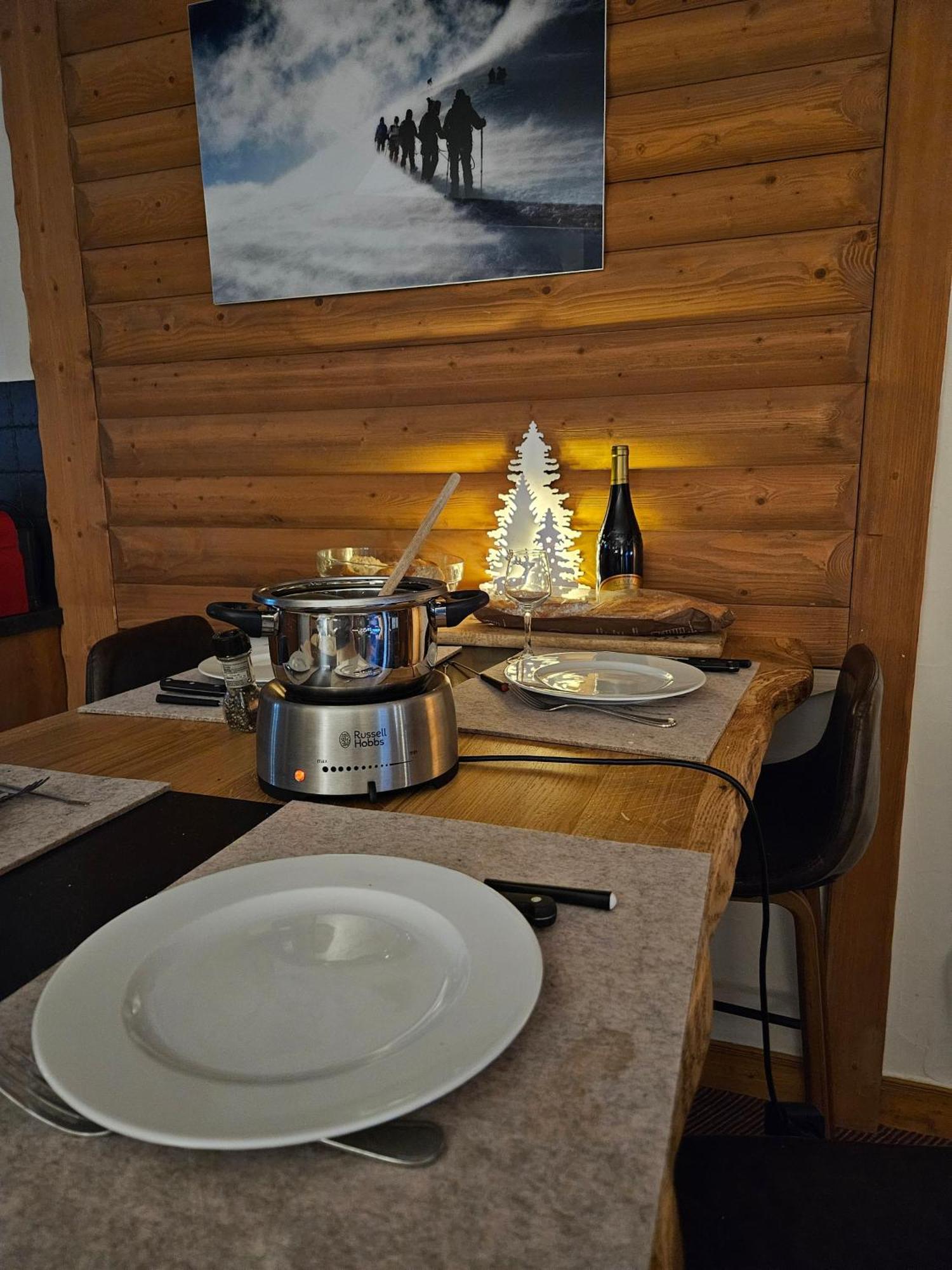 Appartement Arc 1950 M, Ski Au Pied, Piscine Exterieure Chauffee, Remontees Mecaniques A 100M, Sauna Et Salle De Sports Les Arcs  ห้อง รูปภาพ
